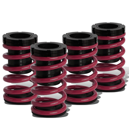 COILOVER 01-05 HONDA CIVIC - SCALE - BLACK SLEEVE / BLACK TOP / PURPLE SPRING