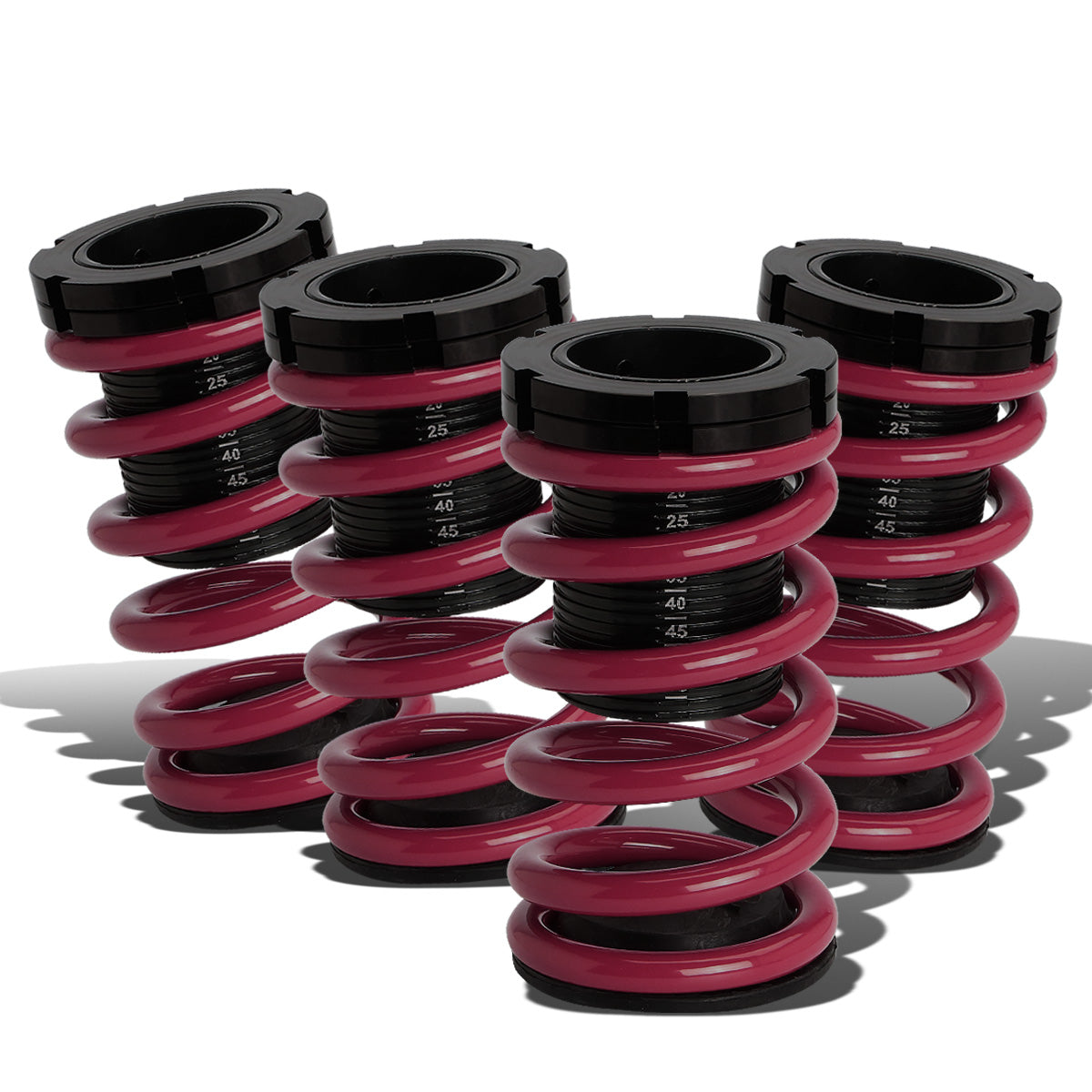 COILOVER 01-05 HONDA CIVIC - SCALE - BLACK SLEEVE / BLACK TOP / PURPLE SPRING