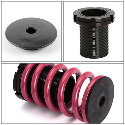 COILOVER 01-05 HONDA CIVIC - SCALE - BLACK SLEEVE / BLACK TOP / PURPLE SPRING