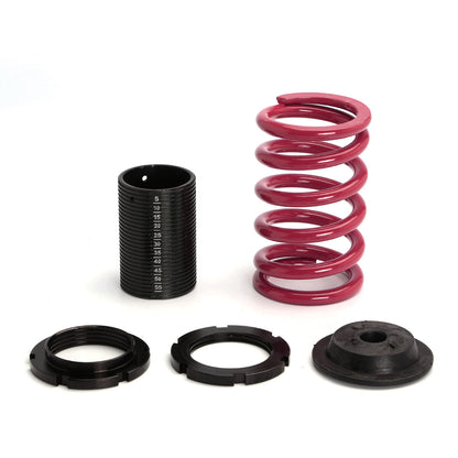 COILOVER 01-05 HONDA CIVIC - SCALE - BLACK SLEEVE / BLACK TOP / PURPLE SPRING