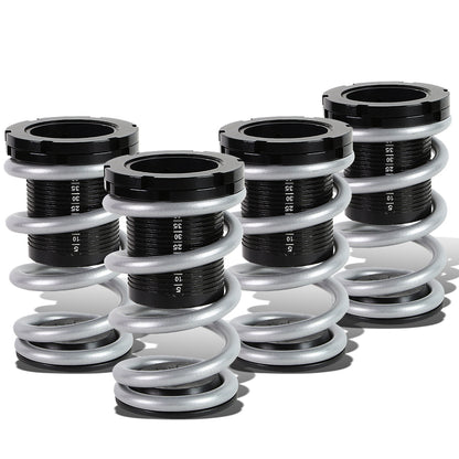 COILOVER 01-05 HONDA CIVIC - SCALE - BLACK SLEEVE / BLACK TOP / SILVER SPRING