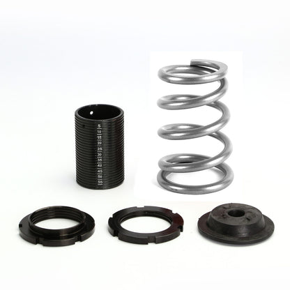 COILOVER 01-05 HONDA CIVIC - SCALE - BLACK SLEEVE / BLACK TOP / SILVER SPRING