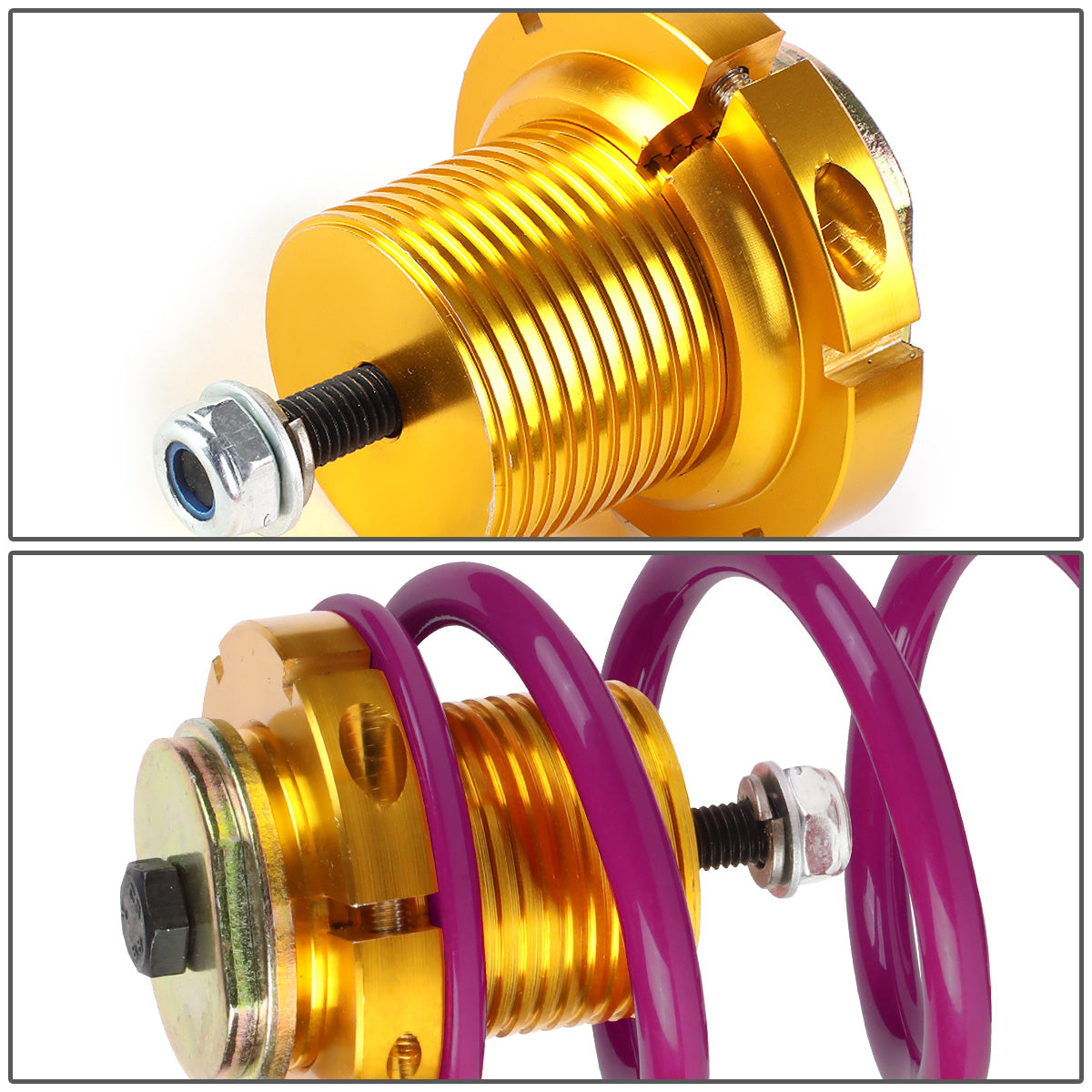 COILOVER 06-11 HONDA CIVIC - GOLD SLEEVE / GOLD TOP / PURPLE SPRING