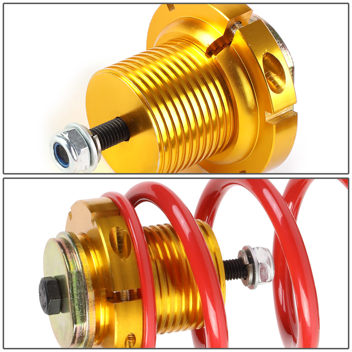 COILOVER 06-11 HONDA CIVIC - GOLD SLEEVE / GOLD TOP / RED SPRING
