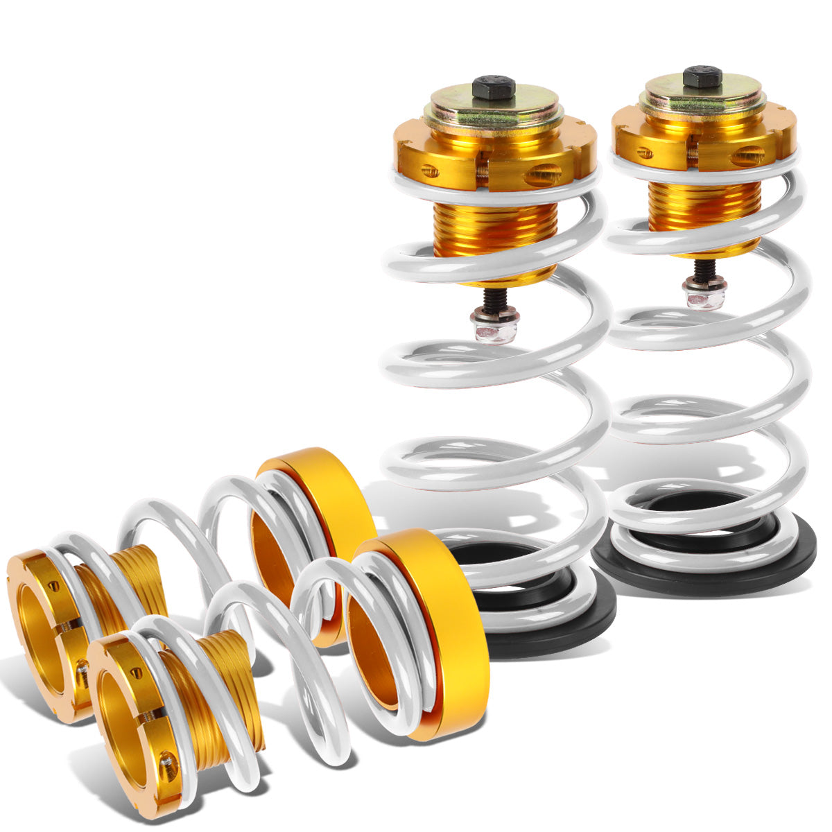 COILOVER 06-11 HONDA CIVIC - GOLD SLEEVE / GOLD TOP / WHITE SPRING