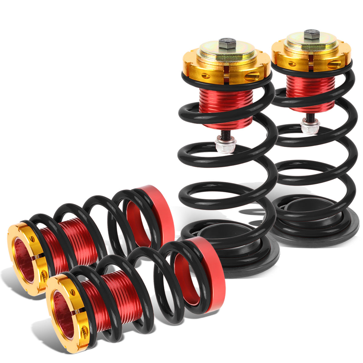 COILOVER 12-15 HONDA CIVIC - RED SLEEVE / GOLD TOP / BLACK SPRING