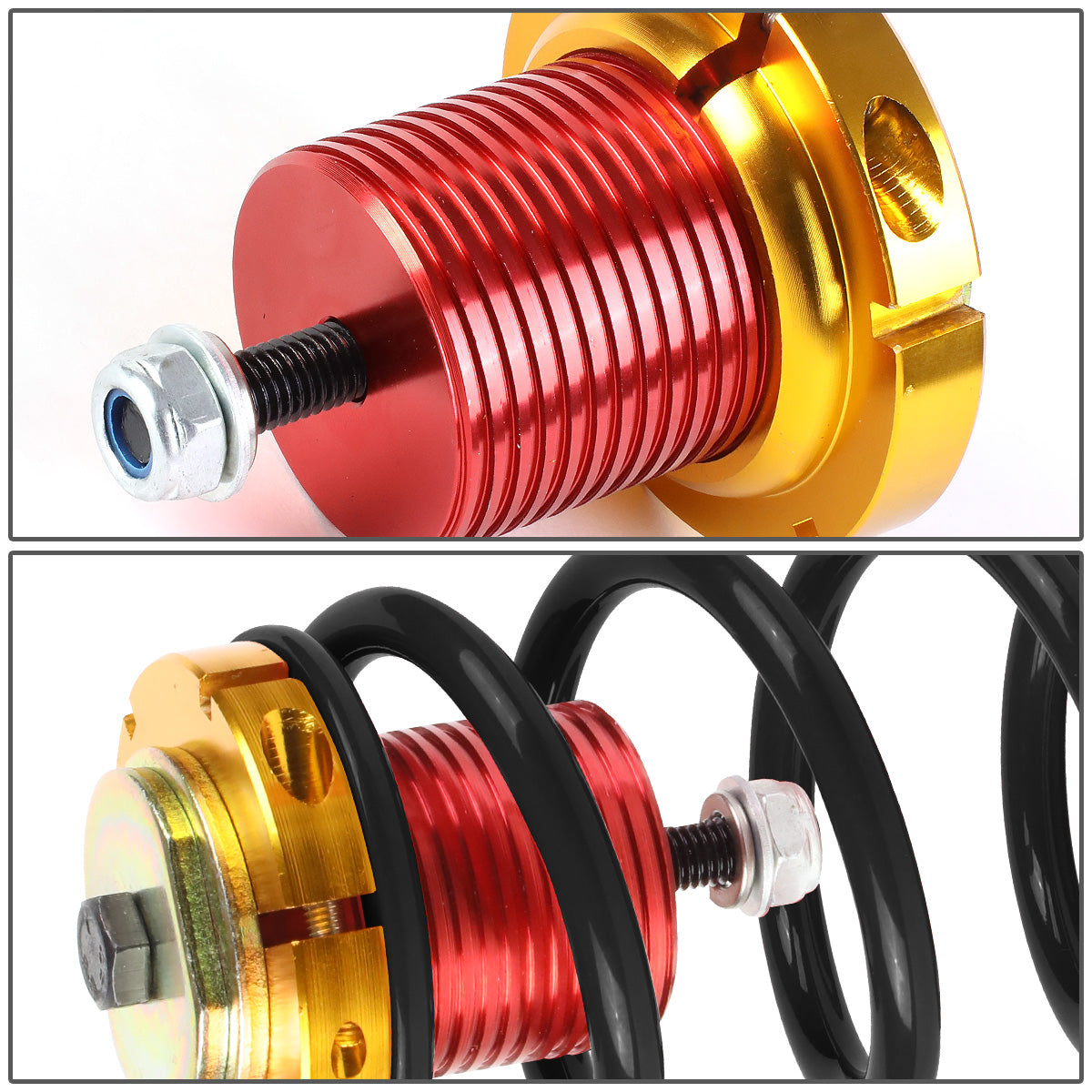 COILOVER 12-15 HONDA CIVIC - RED SLEEVE / GOLD TOP / BLACK SPRING