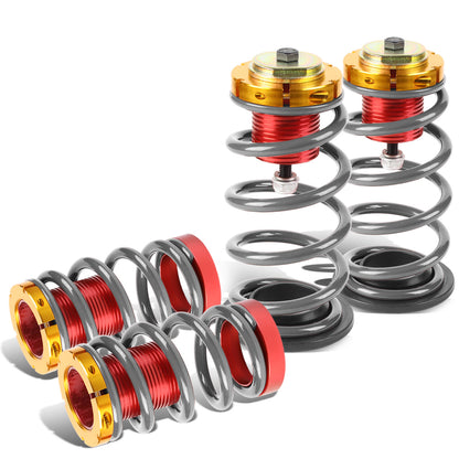 COILOVER 12-15 HONDA CIVIC - RED SLEEVE / GOLD TOP / SILVER SPRING