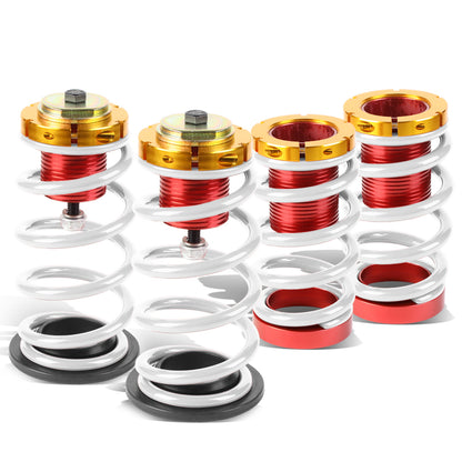 COILOVER 12-15 HONDA CIVIC - RED SLEEVE / GOLD TOP / WHITE SPRING