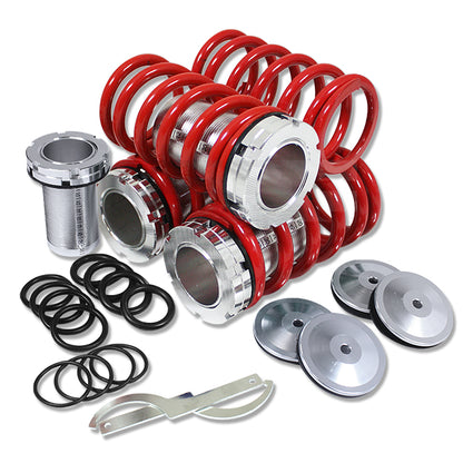 COILOVER 88-00 CIVIC / 88-91 CRX / 93-97 DEL SOL / 90-01 INTEGRA - SLEEVES - SCALE - U12-1 / U9-1 / T12-1 - RED
