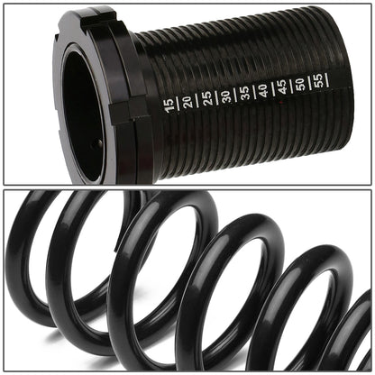 COILOVER 88-00 HONDA CIVIC / 88-91 CRX / 93-97 DEL SOL / 90-01 INTEGRA - SCALE - BLACK SLEEVES / BLACK TOP / BLACK SPRING
