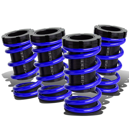 COILOVER 88-00 HONDA CIVIC / 88-91 CRX / 93-97 DEL SOL / 90-01 INTEGRA - SCALE - BLACK SLEEVES / BLACK TOP / BLUE SPRING