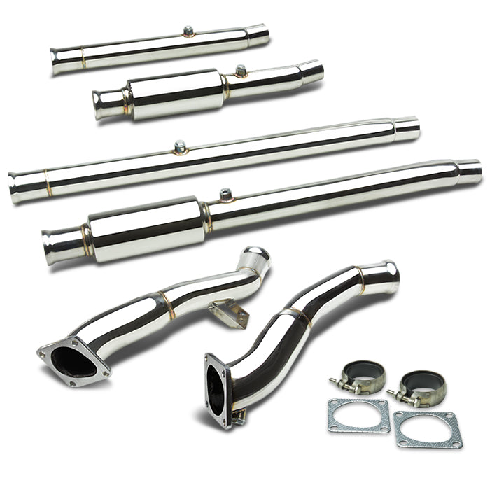 DOWNPIPE 00-02 AUDI S4 / 00-04 AUDI S6 QUATTRO / 01-05 AUDI ALLROAD A6 QUATTRO 2.7L BI-TURBO - 2.5"