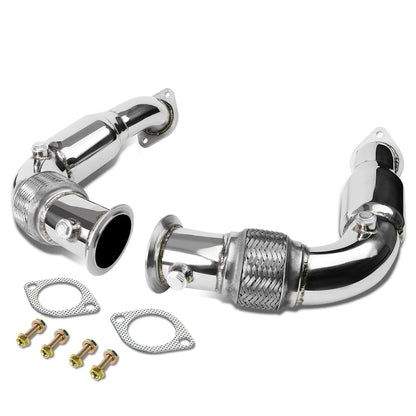 DOWNPIPE 08-14 BMW X6 / 09-12 BMW 750I , 750LI , XDRIVE / 10-13 BMW X5 , 550I GT , XDRIVE / 11-12 BMW ALPHINA B7 , XDRIVE , B7L , B7L X DRIVE / 11-13 BMW 550I - FITS 4.4L TURBOCHARGED MODELS ONLY