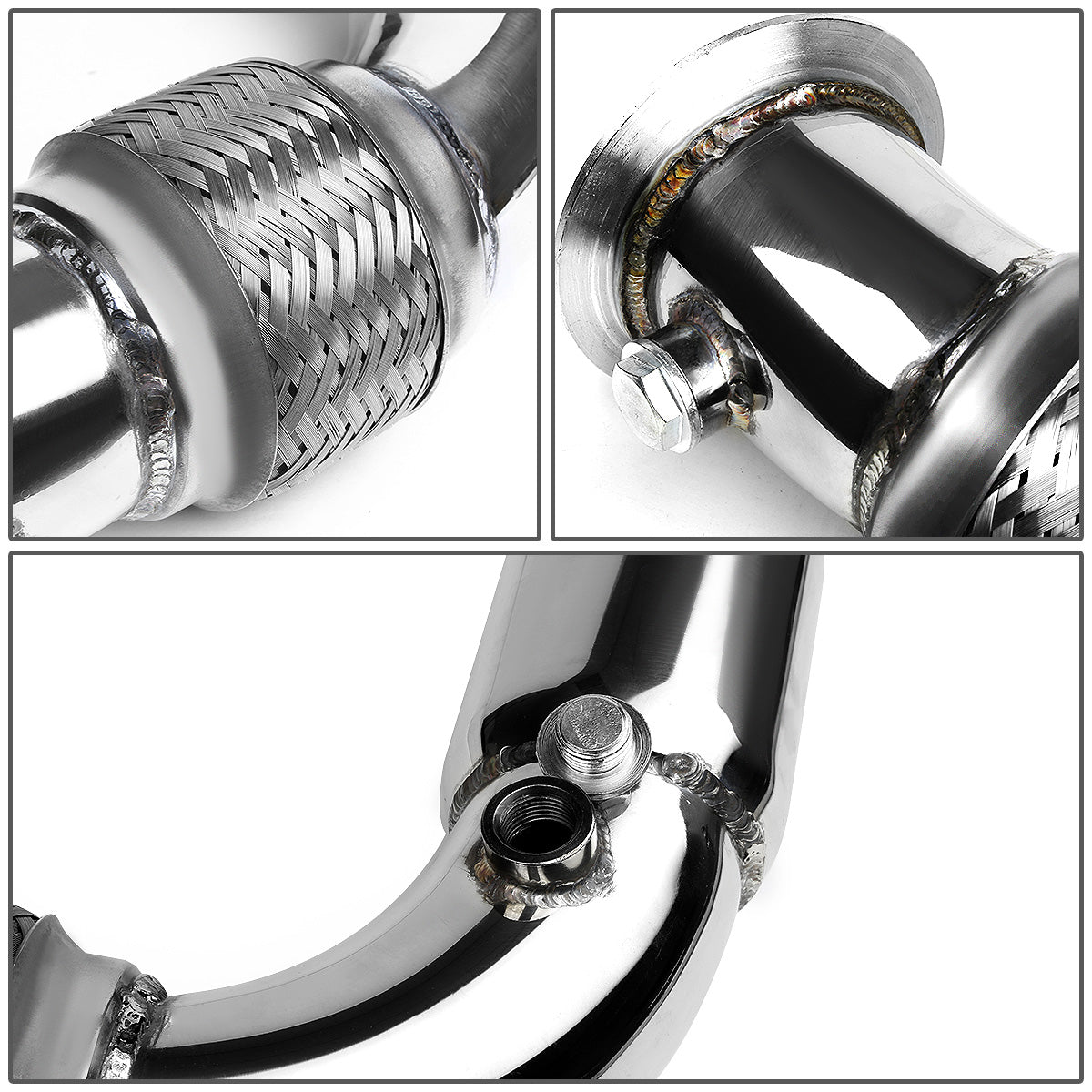 DOWNPIPE 08-14 BMW X6 / 09-12 BMW 750I , 750LI , XDRIVE / 10-13 BMW X5 , 550I GT , XDRIVE / 11-12 BMW ALPHINA B7 , XDRIVE , B7L , B7L X DRIVE / 11-13 BMW 550I - FITS 4.4L TURBOCHARGED MODELS ONLY