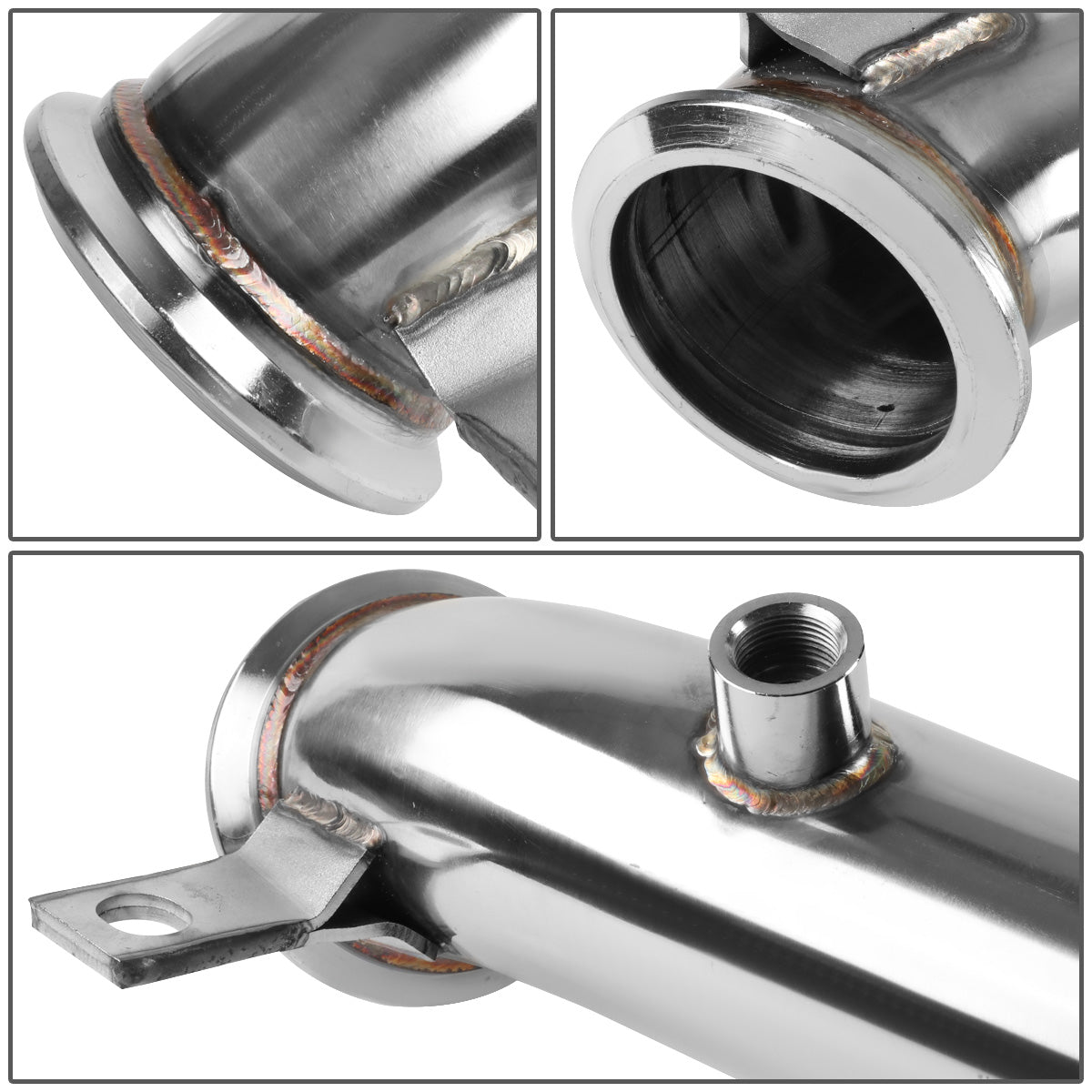 DOWNPIPE 11-15 CHEVY SILVERADO 2500 HD 3500 HD 6.6L / 11-15 GMC SIERRA 2500 HD 3500 HD 6.6L - ONLY FITS 2015 MODELS WITH V-BAND FLANGE CONNECTION