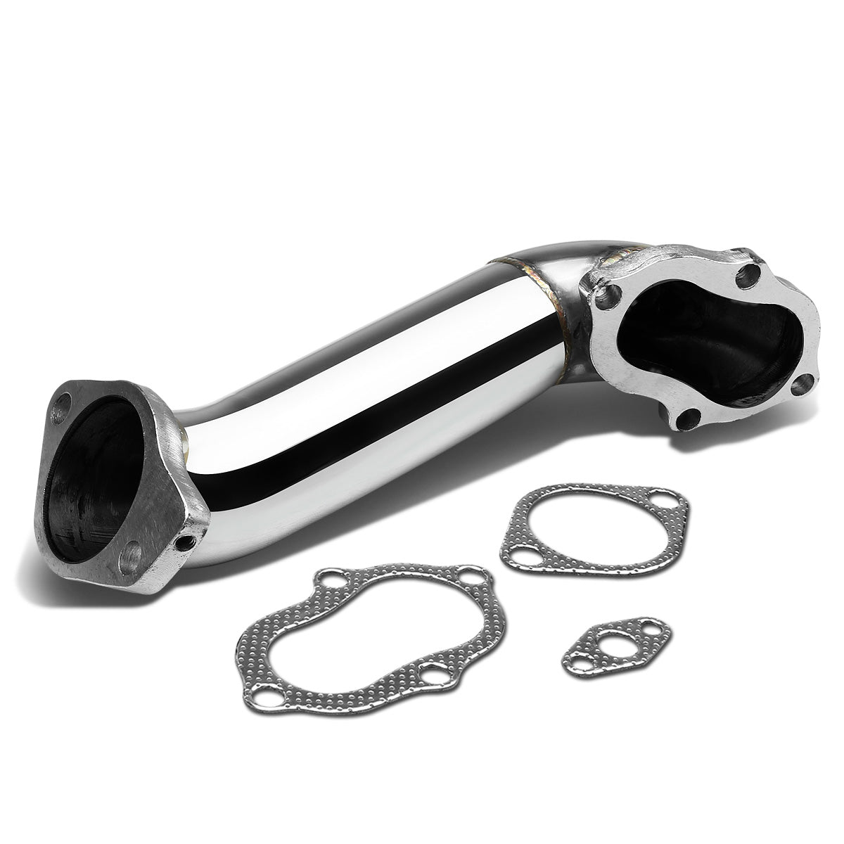 TURBO MANIFOLD TURBO ELBOW DOWNPIPE - STAINLESS STEEL - 91-96 MITSUBISHI 3000GT / STEALTH