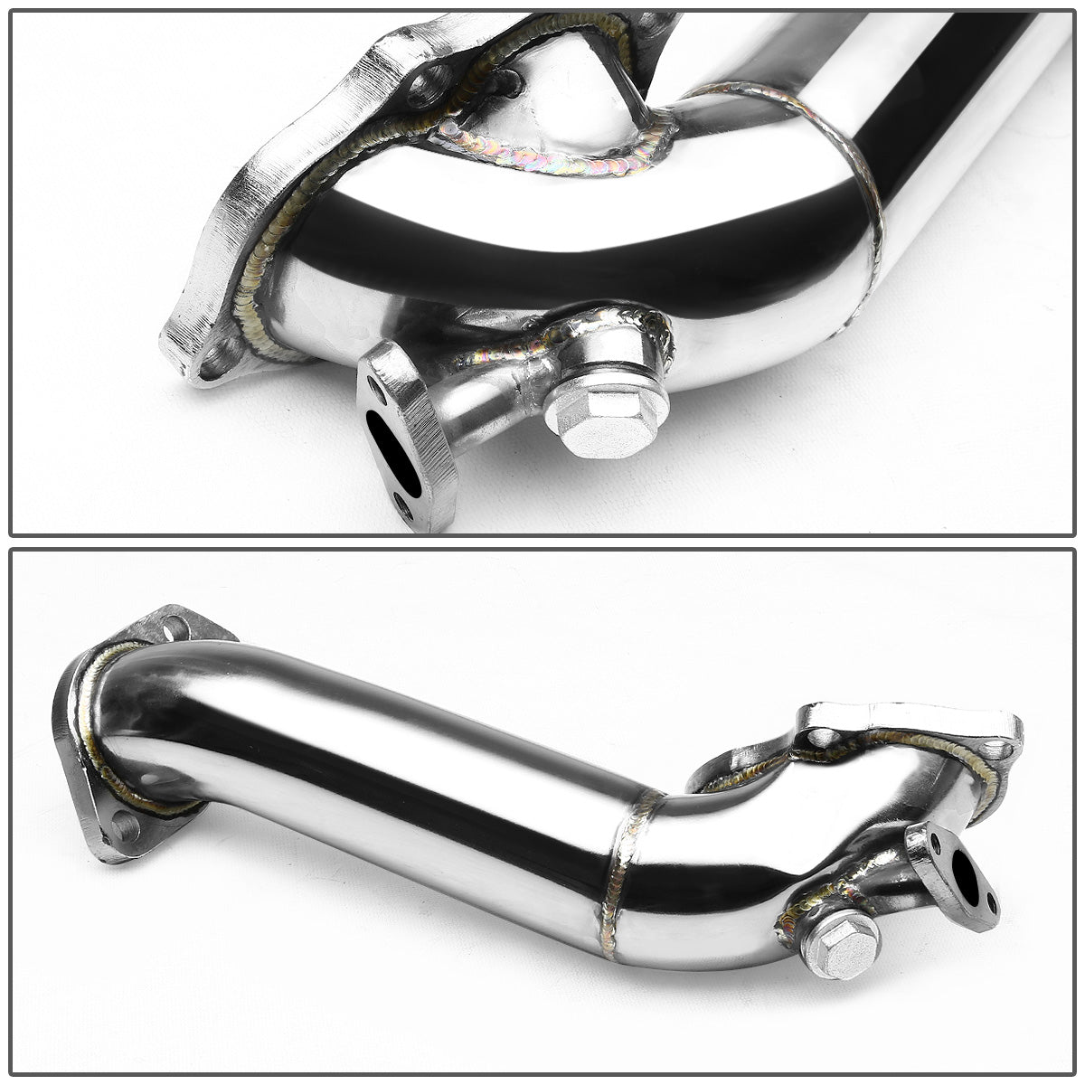 TURBO MANIFOLD TURBO ELBOW DOWNPIPE - STAINLESS STEEL - 91-96 MITSUBISHI 3000GT / STEALTH