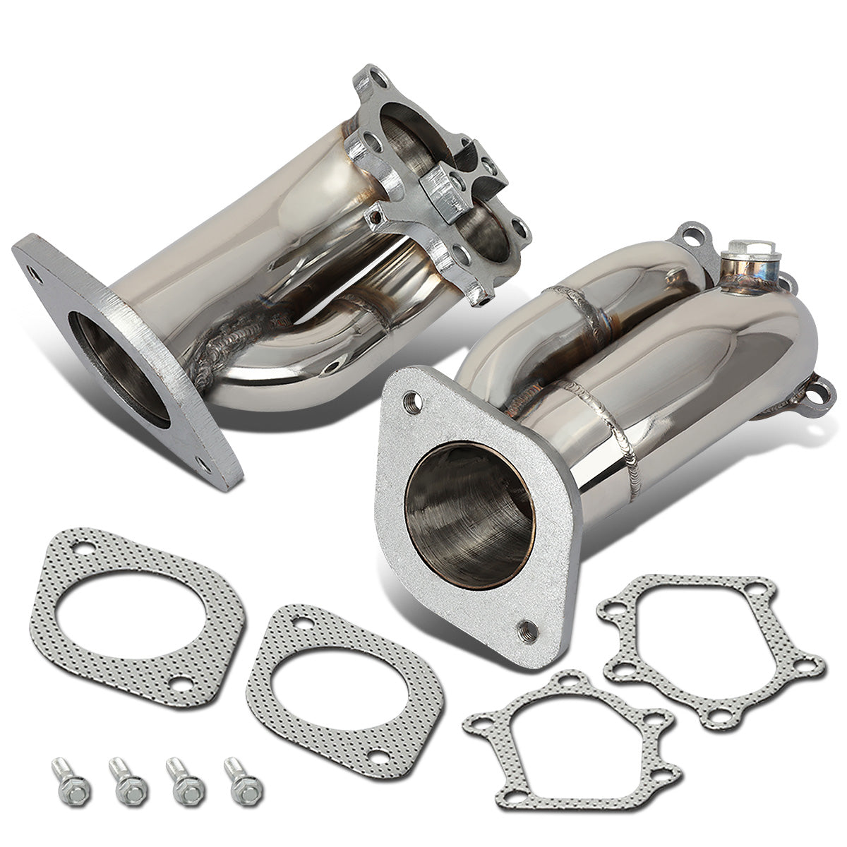 TURBO MANIFOLD TURBO ELBOW DOWNPIPE - STAINLESS STEEL - 89-02 NISSAN SKYLINE GT-R R32/R33/R34 + DOWNPIPE