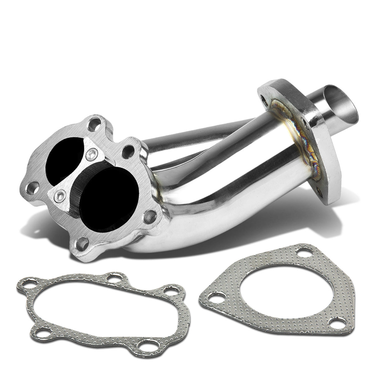 TURBO MANIFOLD TURBO ELBOW DOWNPIPE - STAINLESS STEEL - SR20/SR20DET - DUMP EXTERNAL T2