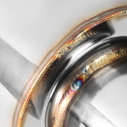 MOFLES RACING MUFFLER - TIP DIAMETER: 3.0"
TIP LENGTH: 3.5"
INLET DIAMETER: 2.25"
INLET LENGTH: 1.77"
BODY DIAMETER: 4.0"
BODY LENGTH: 9.2"
TOTAL LENGTH: 14.7" ROUND CUT /POLISHING