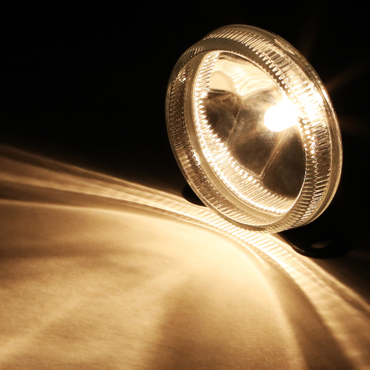 FAROS DE NIEBLA UNIVERSAL - ROUND - 3.5 INCH - H3 BULB - AMBER