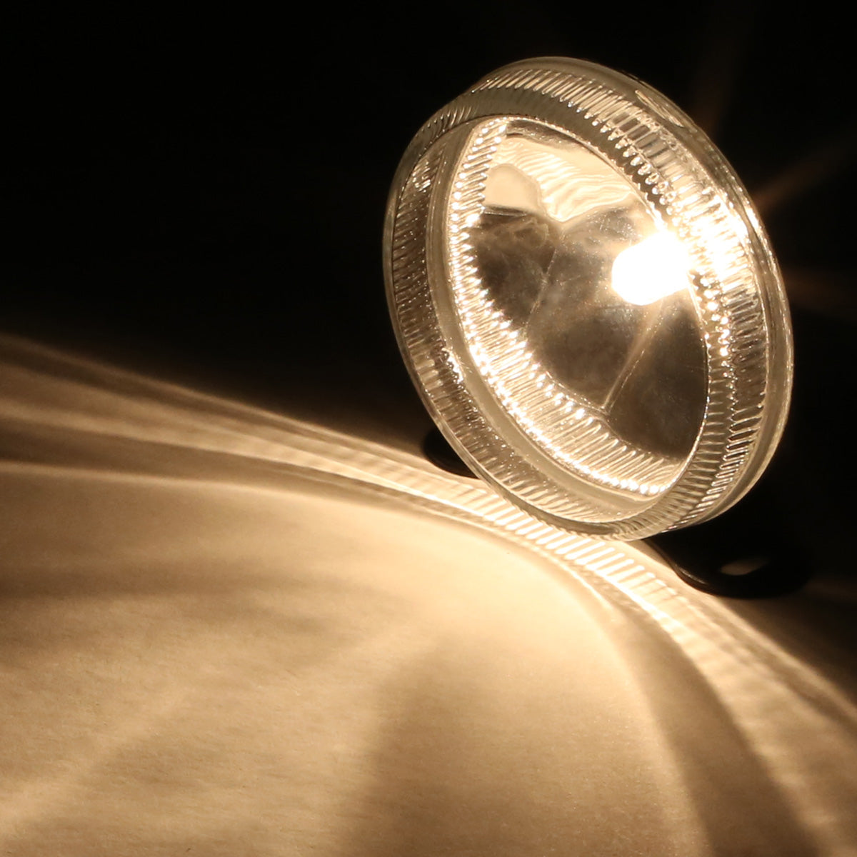 FAROS DE NIEBLA UNIVERSAL - ROUND - 3.5 INCH - H3 BULB - CLEAR
