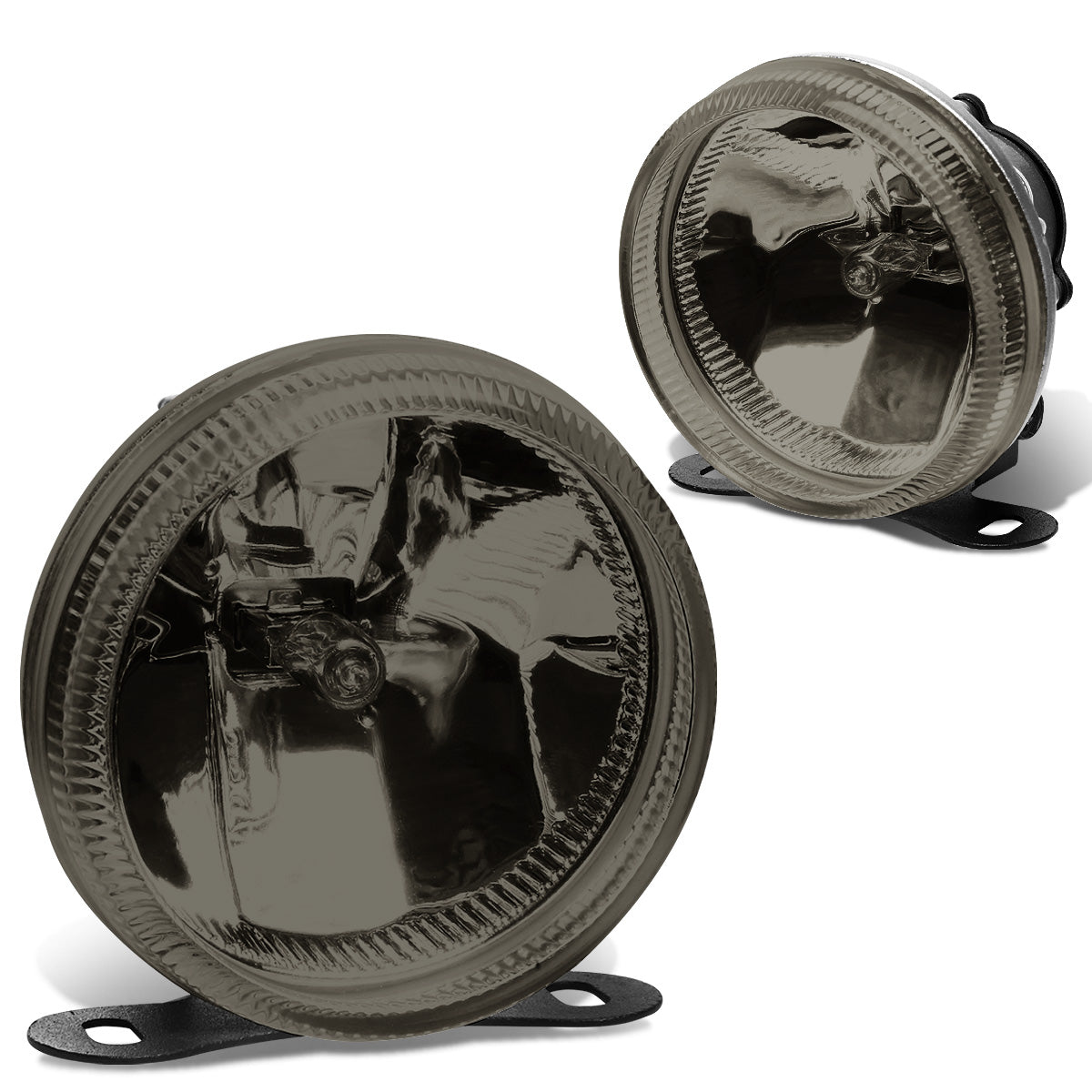 FAROS DE NIEBLA UNIVERSAL - ROUND - 3.5 INCH - H3 BULB - SMOKE