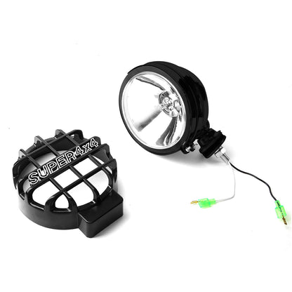 FAROS DE NIEBLA UNIVERSAL - ROUND - 6 INCH SUPER 4X4 - W/ SWITCH - H3 BULB - CHROME / BLACK