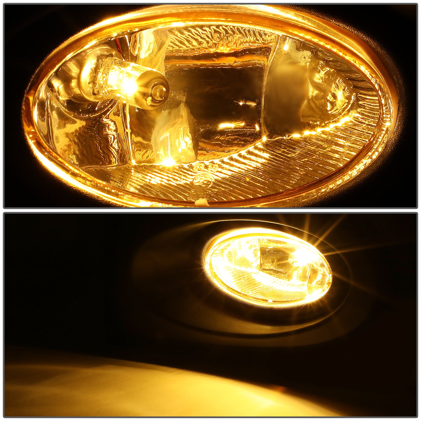 FAROS DE NIEBLA 02-04 ACURA RSX 2-DR - W/ SWITCH - H11 BULB - AMBER