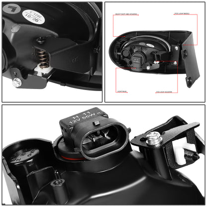 FAROS DE NIEBLA 02-04 ACURA RSX 2-DR - W/ SWITCH - H11 BULB - CLEAR