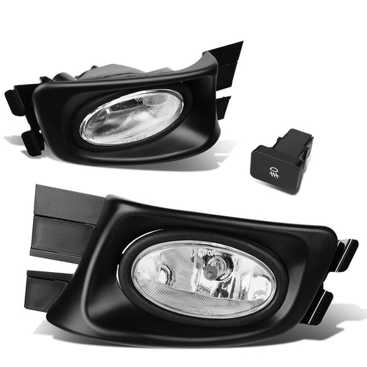 FAROS DE NIEBLA 03-05 HONDA ACCORD 4-DR - W/ SWITCH - H11 BULB - CLEAR
