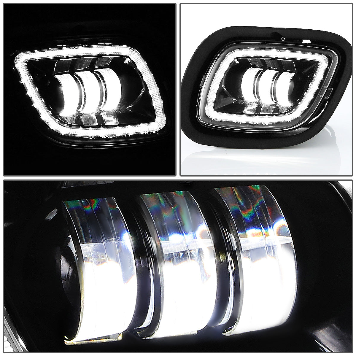FAROS DE NIEBLA 08-17 FREIGHTLINER CASCADIA - BLACK