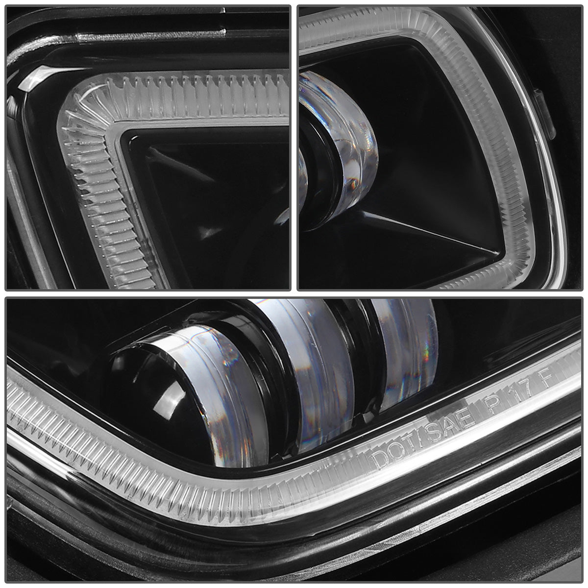 FAROS DE NIEBLA 08-17 FREIGHTLINER CASCADIA - BLACK