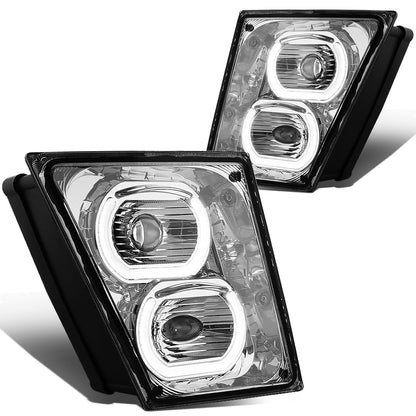 FAROS DE NIEBLA 04-18 VOLVO VN VNL 300, 400, 430, 630, 740, 760, 860 - HALO DRL WILL REQUIRE WIRING TO EXISTING LIGHTING - CLEAR