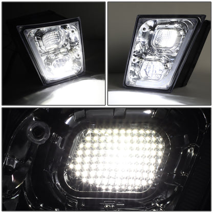 FAROS DE NIEBLA 03-17 VOLVO VN VNL VNM VNX MODEL TRUCKS - 3D - LED - CHROME