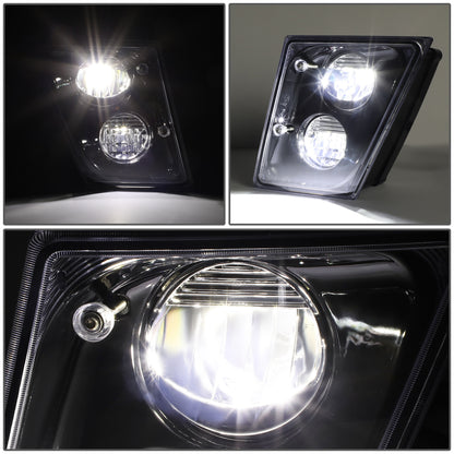 FAROS DE NIEBLA 03-17 VOLVO VN VNL VNM VNX MODEL TRUCKS - LED - BLACK