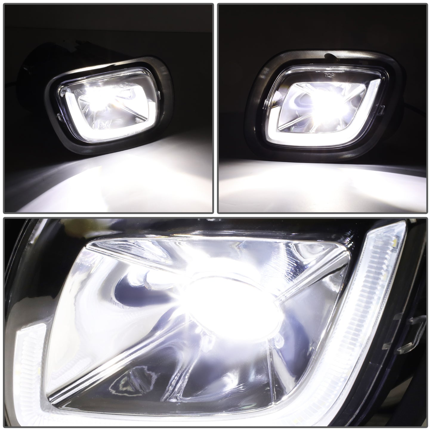 FAROS DE NIEBLA 08-17 FREIGHTLINER CASCADIA - PROJECTOR - 3D - LED - CHROME