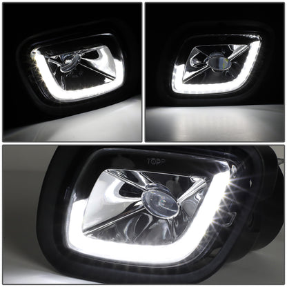 FAROS DE NIEBLA 08-17 FREIGHTLINER CASCADIA - PROJECTOR - 3D - LED - CHROME