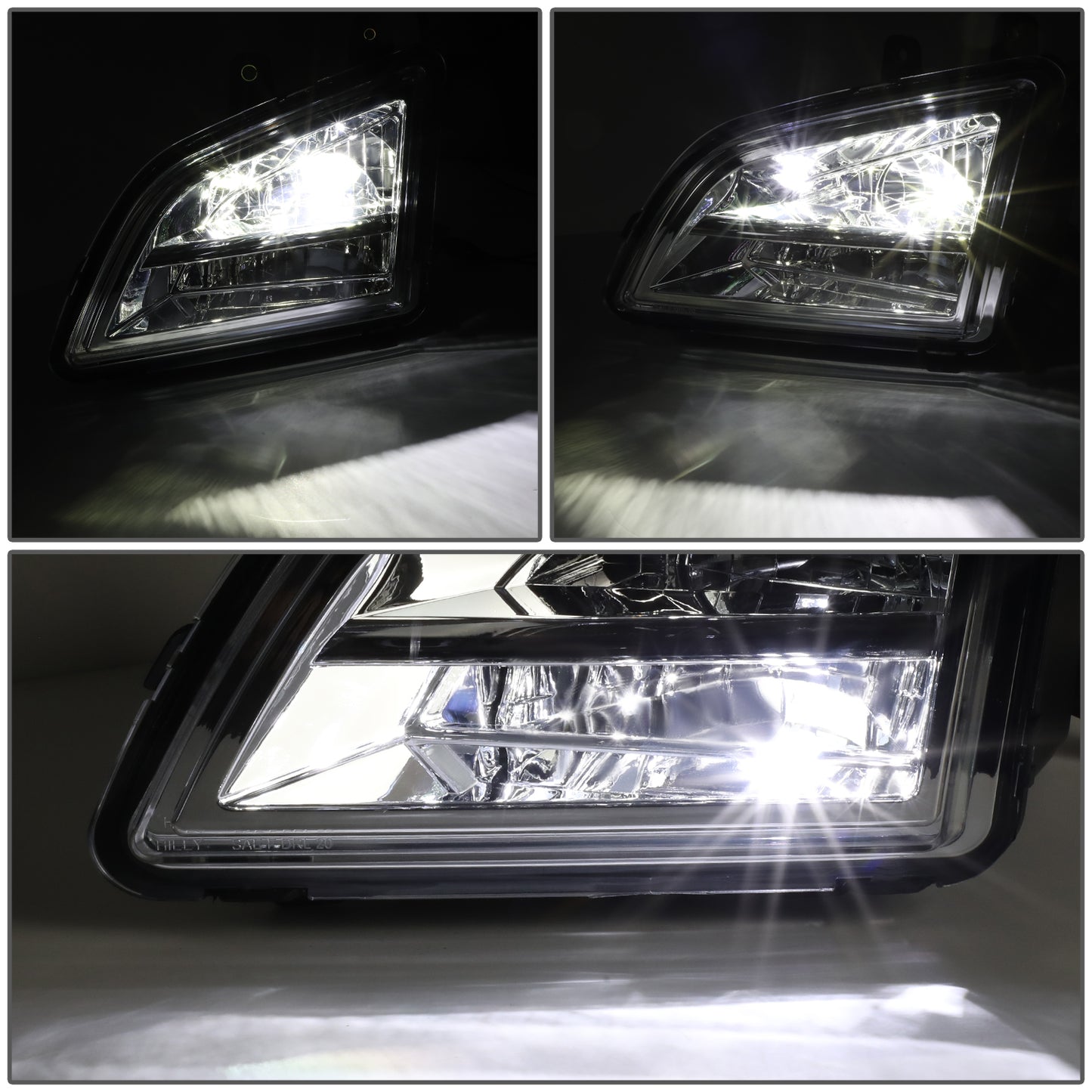 FAROS DE NIEBLA 18-22 VOLVO VNL - REFLECTOR - FULL LED - CHROME
