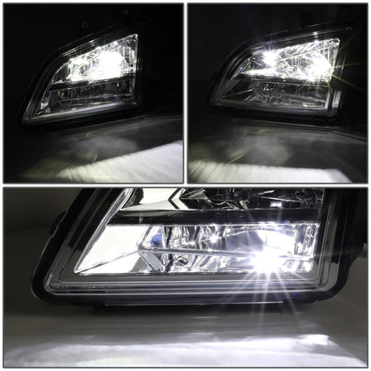 FAROS DE NIEBLA 18-22 VOLVO VNL - REFLECTOR - FULL LED - CHROME