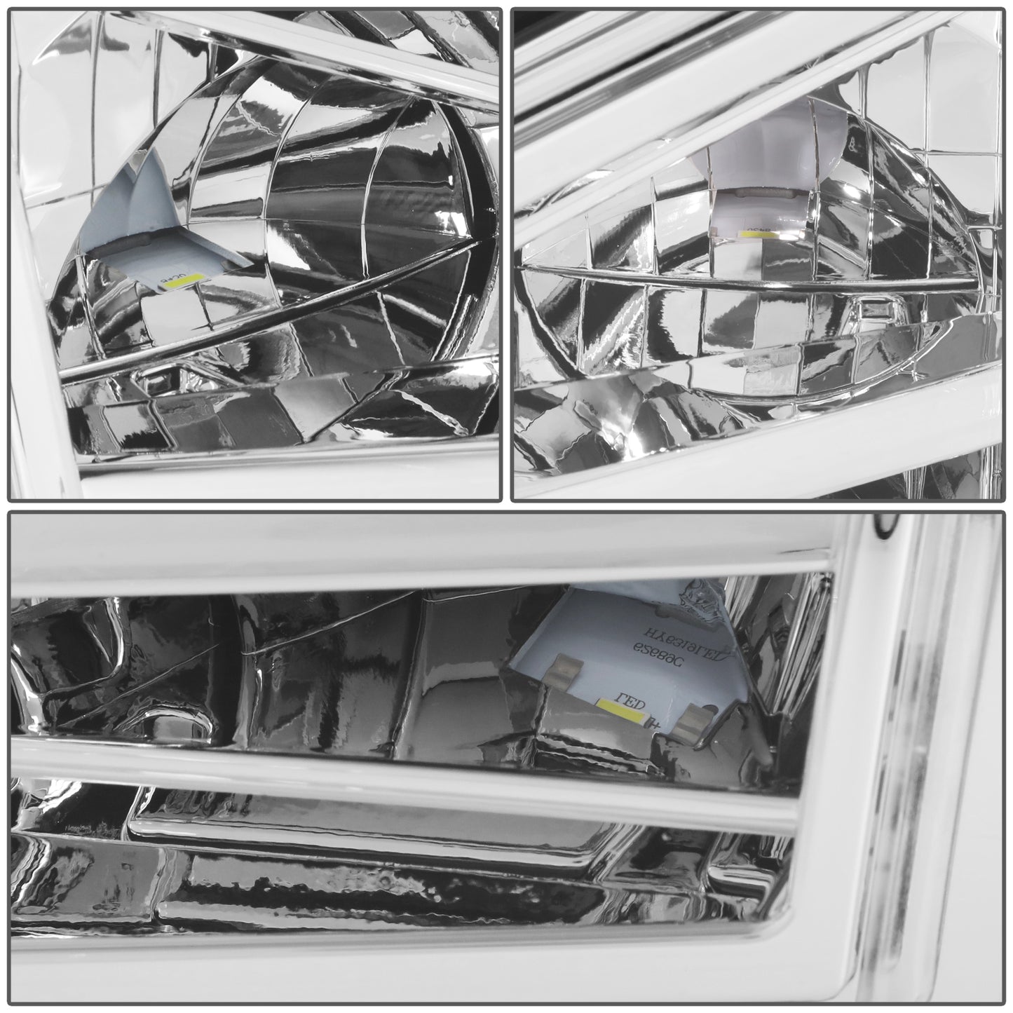 FAROS DE NIEBLA 18-22 VOLVO VNL - REFLECTOR - FULL LED - CHROME