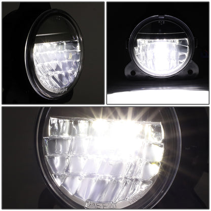 FAROS DE NIEBLA 18-20 VOLVO VNR, VNR 300, VNR400, VNR 640 MODELS - REFLECTOR - FULL LED - CHROME