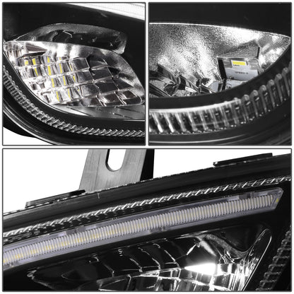 FAROS DE NIEBLA 18-22 FREIGHTLINER CASCADIA - REFLECTOR - 3D - FULL LED - BLACK