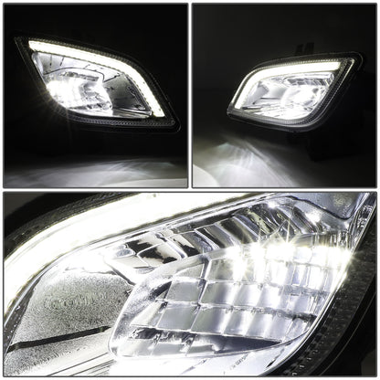 FAROS DE NIEBLA 18-22 FREIGHTLINER CASCADIA - REFLECTOR - 3D - FULL LED - CHROME