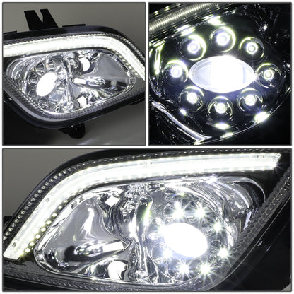 FAROS DE NIEBLA 18-22 FREIGHTLINER CASCADIA - PROJECTOR - 3D - FULL LED - CHROME