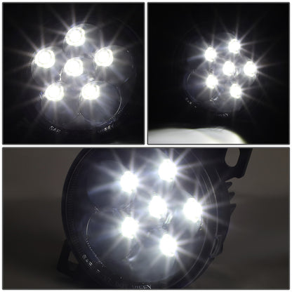 FAROS DE NIEBLA 08-15 KENWORTH T660 / 13-20 PETERBILT 579 / 11-20 PETERBILT 587 - REFLECTOR - FULL LED - BLACK