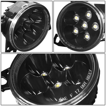 FAROS DE NIEBLA 08-15 KENWORTH T660 / 13-20 PETERBILT 579 / 11-20 PETERBILT 587 - REFLECTOR - FULL LED - BLACK