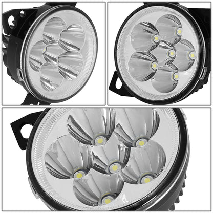 FAROS DE NIEBLA 08-15 KENWORTH T660 / 13-20 PETERBILT 579 / 11-20 PETERBILT 587 - REFLECTOR - FULL LED - CHROME