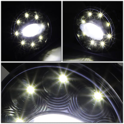 FAROS DE NIEBLA 08-15 KENWORTH T660 / 13-20 PETERBILT 579 / 11-20 PETERBILT 587 - PROJECTOR - FULL LED - BLACK
